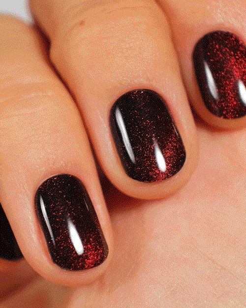 Gel Nail Strip ★ The Floor is Lava Gel Nail Wraps MoYou London