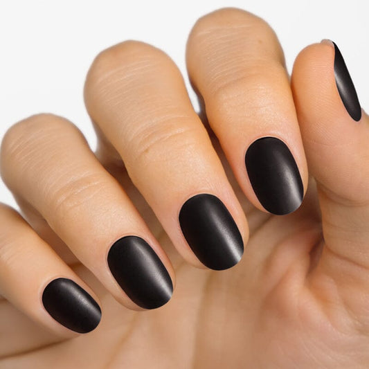 Gel Nail Strip ★ Blackout ★ Matte Effect Gel Nail Strips MoYou London