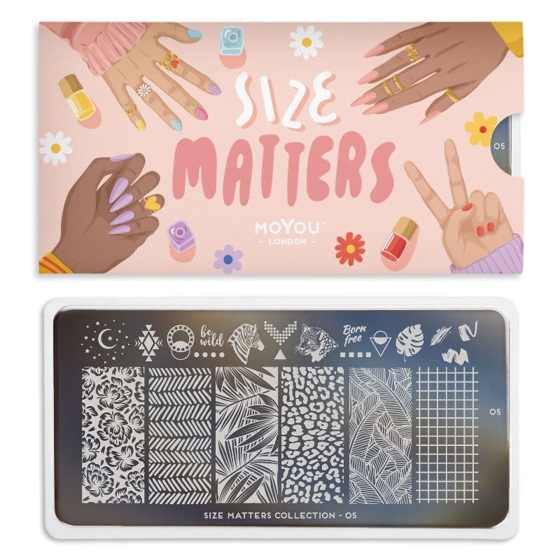 Size Matters 05 ✦ Nail Stamping Plate