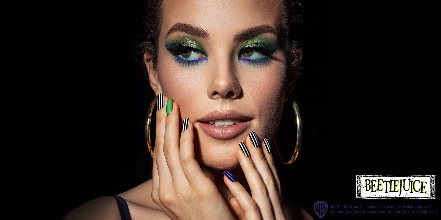 Beetlejuice manicure