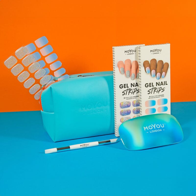 Travel Bag ★ Turquoise Nail Art Stencil MoYou London