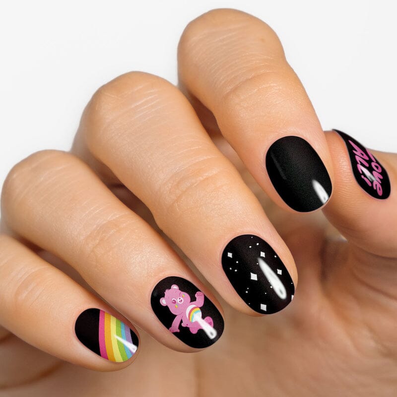 Gel Nail Strip ★ CARE BEARS ★ LOVE ALL Gel Nail Strips MoYou London