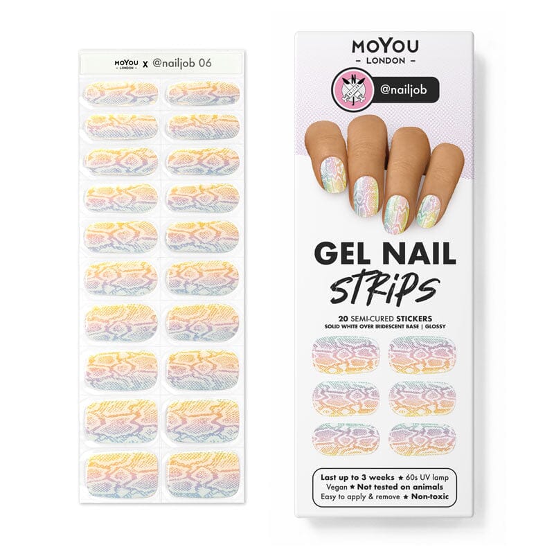 Gel Nail Strip ★ @nailjob 06 Gel Nail Strips MoYou London