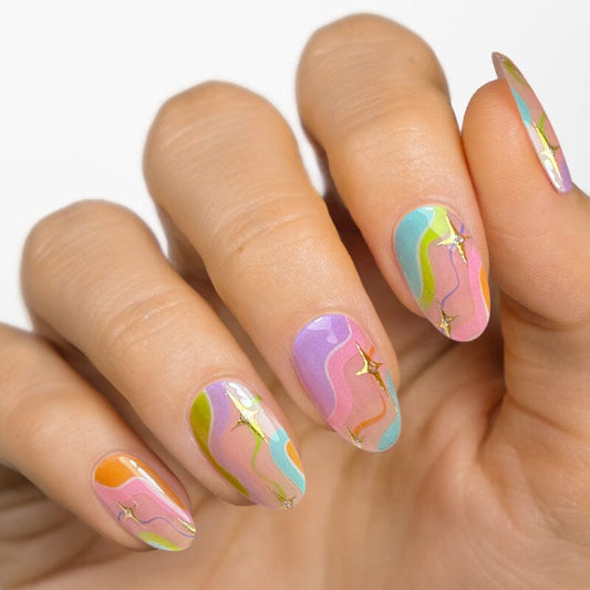Gel Nail Strip ★ @jellybayn_nails 01 Gel Nail Strips MoYou London
