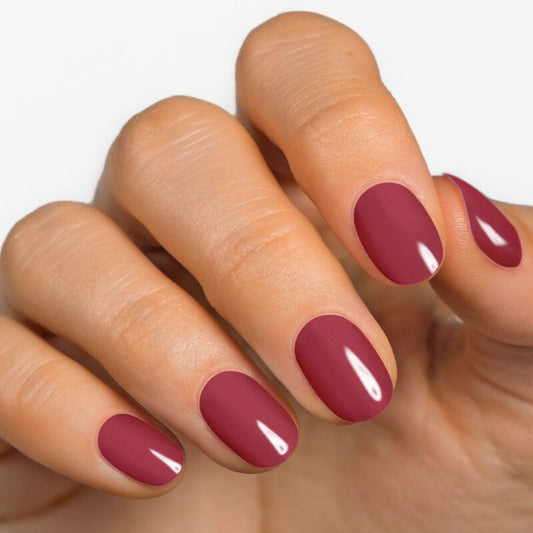 Gel Nail Strip ★ Mulled Wine Gel Nail Strips MoYou London