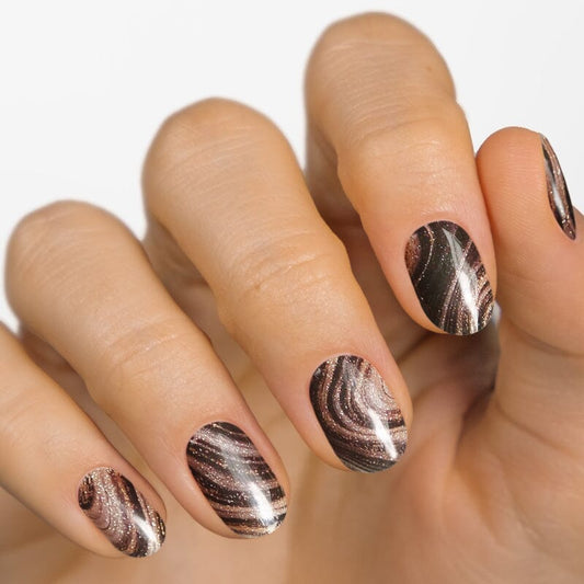 Gel Nail Strip ★ Fudge Cake Gel Nail Strips MoYou London