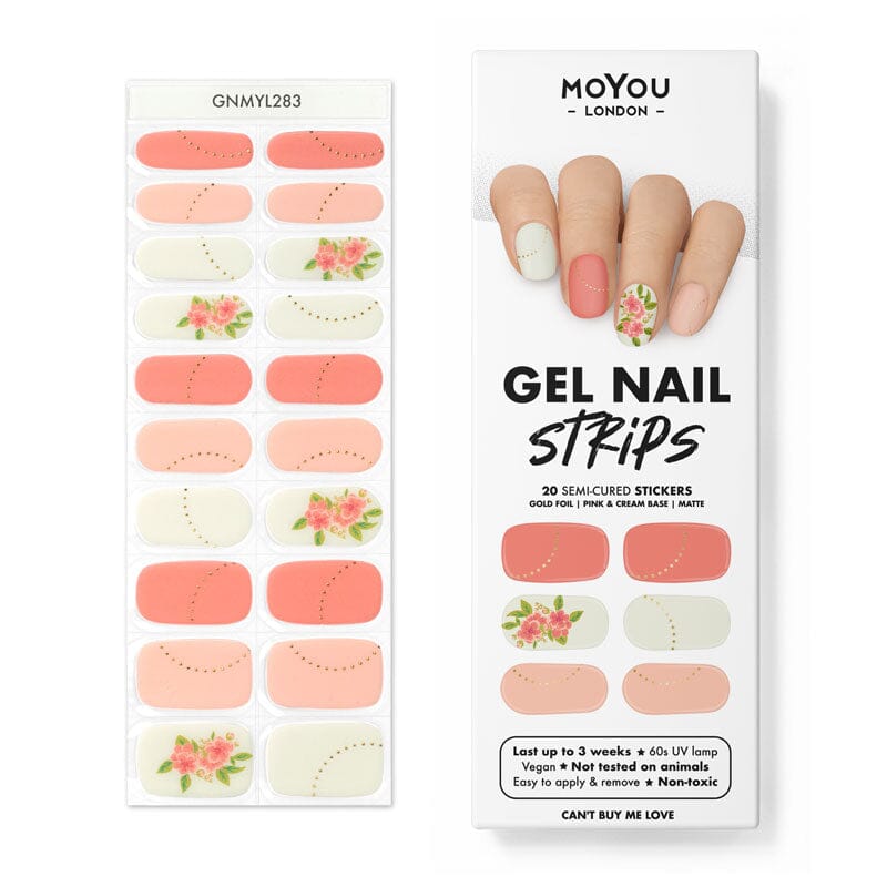Gel Nail Strip ★ Can't Buy Me Love Gel Nail Strips MoYou London
