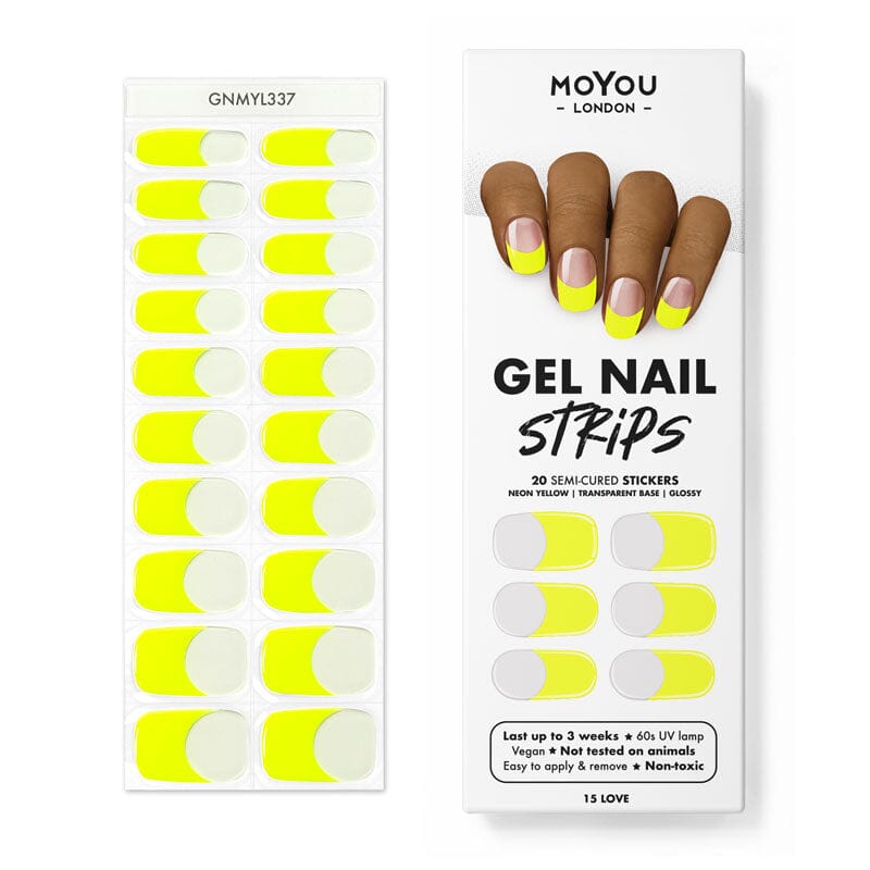 Gel Nail Strip ★ 15 Love Gel Nail Strips MoYou London