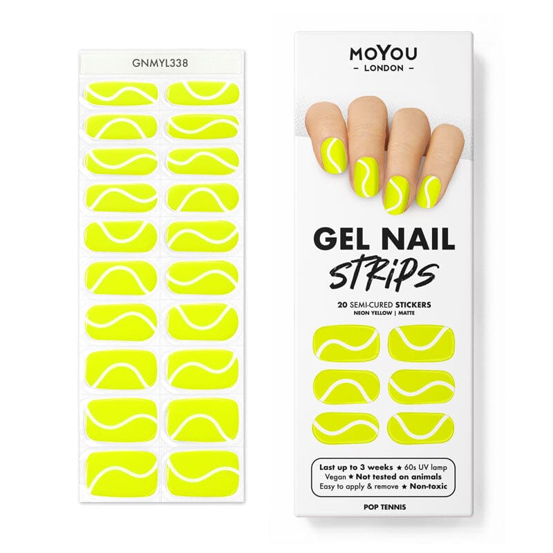 Gel Nail Strip ★ Pop Tennis Gel Nail Strips MoYou London