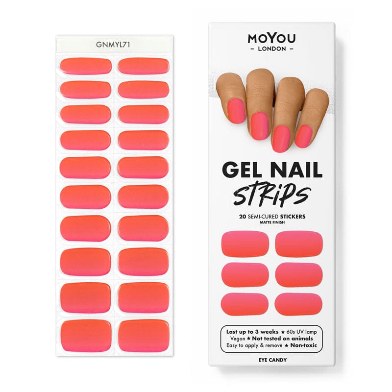 Gel Nail Strip ★ Eye Candy Gel Nail Wraps MoYou London