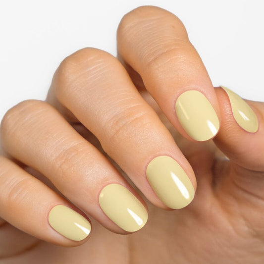Gel Nail Strip ★ Yellow Macaroon Gel Nail Strips MoYou London