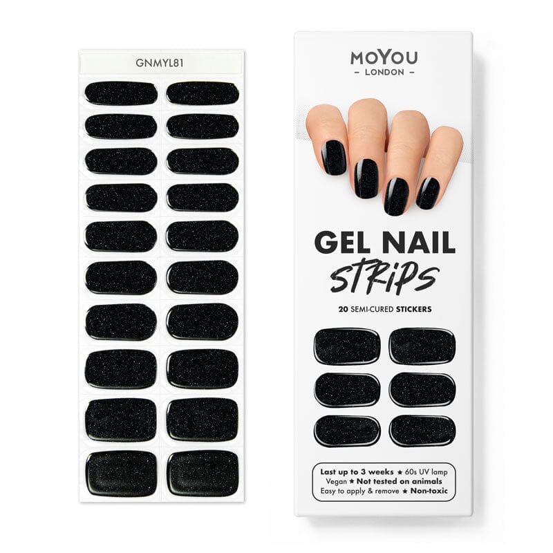 IN PRODUCTION Gel Strips Semi-Cured Nail Wraps 81 Gel Nail Wraps MoYou London