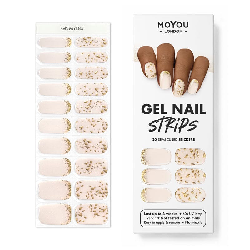 Gel Strips Semi-Cured Nail Wraps 85 Gel Nail Wraps MoYou London