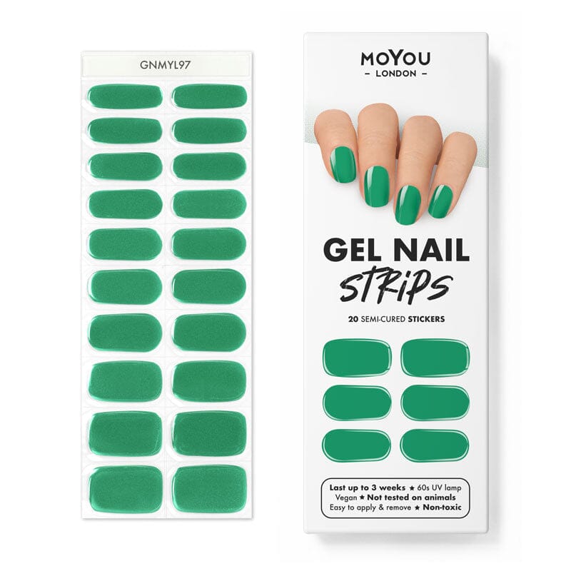 Gel Strips Semi-Cured Nail Wraps 97 Gel Nail Wraps MoYou London