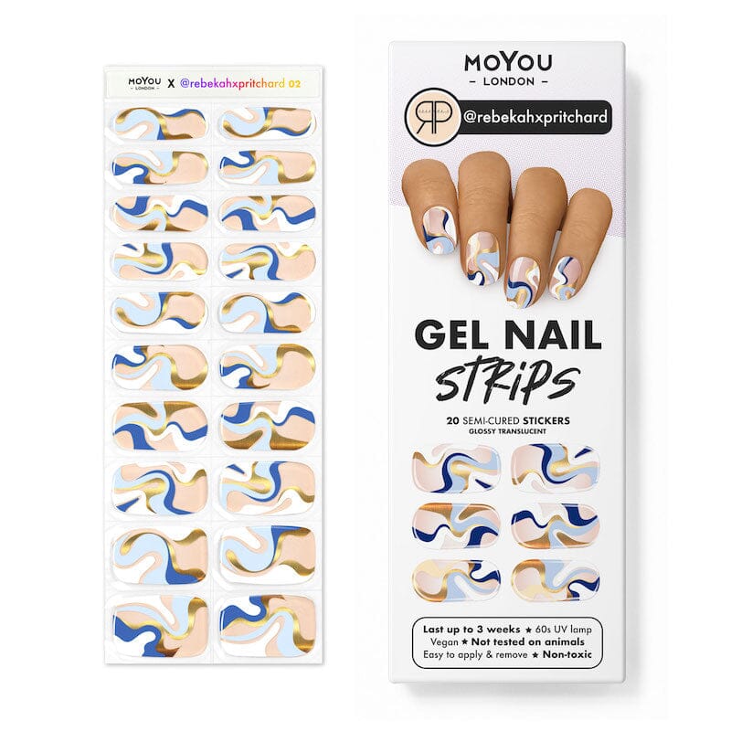 Gel Nail Strip ★ @rebekahxpritchard 02 Gel Nail Wraps MoYou London