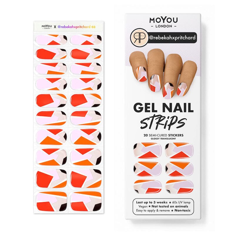 Gel Nail Strip ★ @rebekahxpritchard 03 Gel Nail Wraps MoYou London