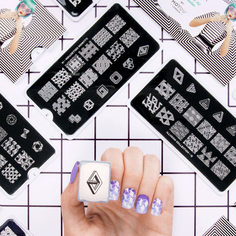 Illusion 14 ✦ Nail Stamping Plate