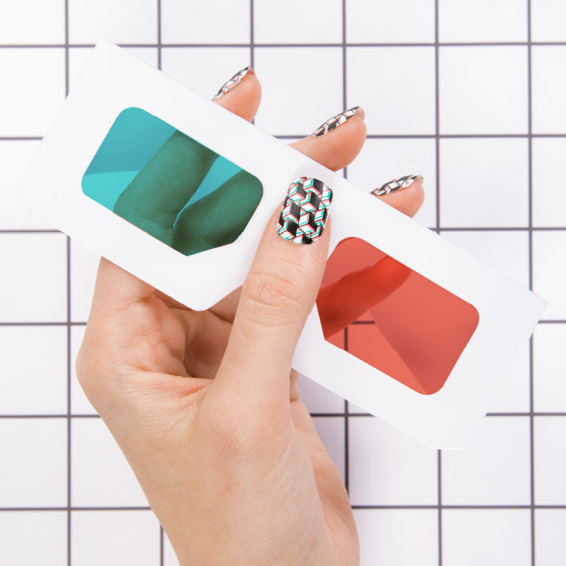 Illusion 14 ✦ Nail Stamping Plate