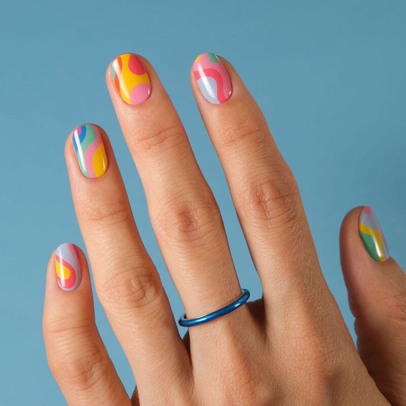 Gel Nail Strip ★ @peachinails 01 Gel Nail Wraps MoYou London