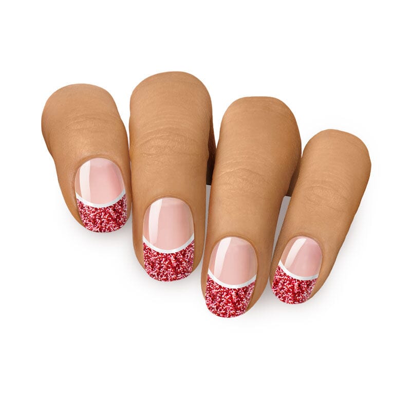 Gel Nail Strip ★ Champagne Tips Gel Nail Wraps MoYou London