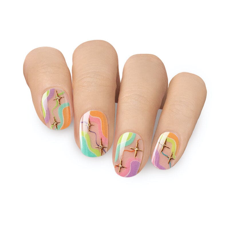 Gel Nail Strip ★ @jellybayn_nails 01 Gel Nail Wraps MoYou London