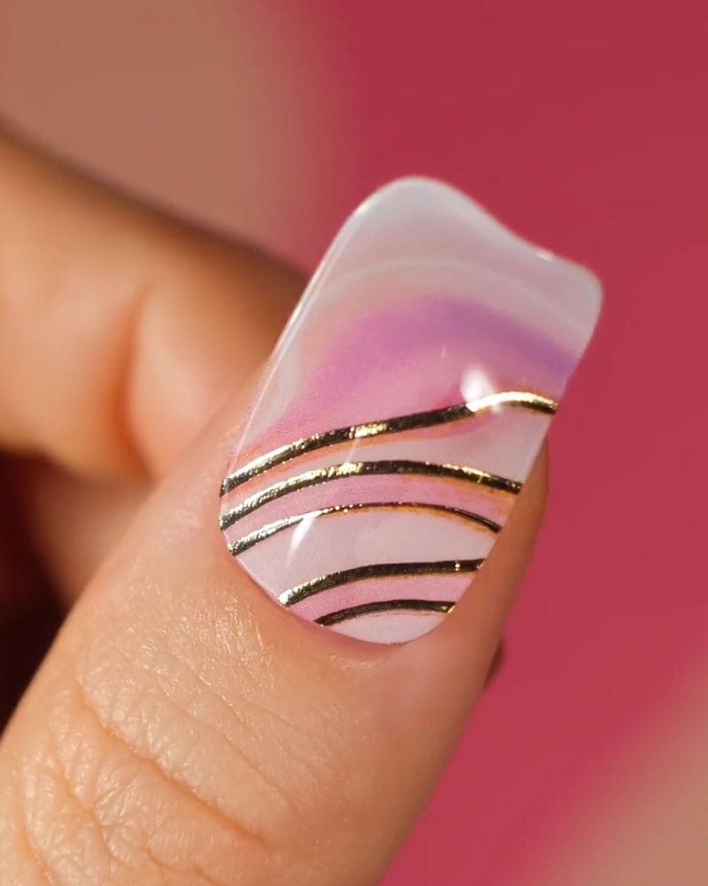 Gel Nail Strip ★ Life on Mars Gel Nail Wraps MoYou London