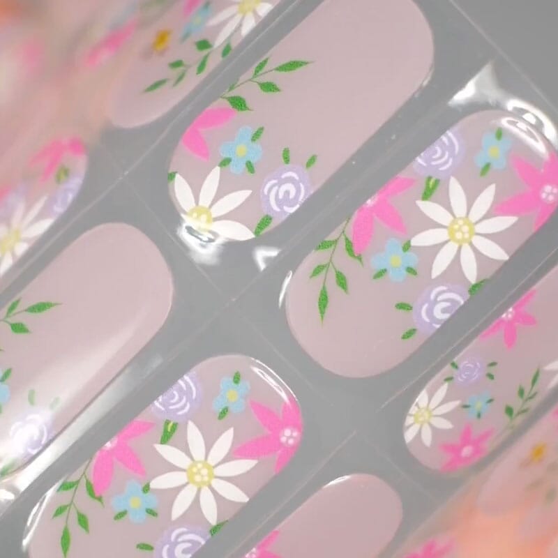 Gel Nail Strip ★ Flower Bouquet Gel Nail Strips MoYou London