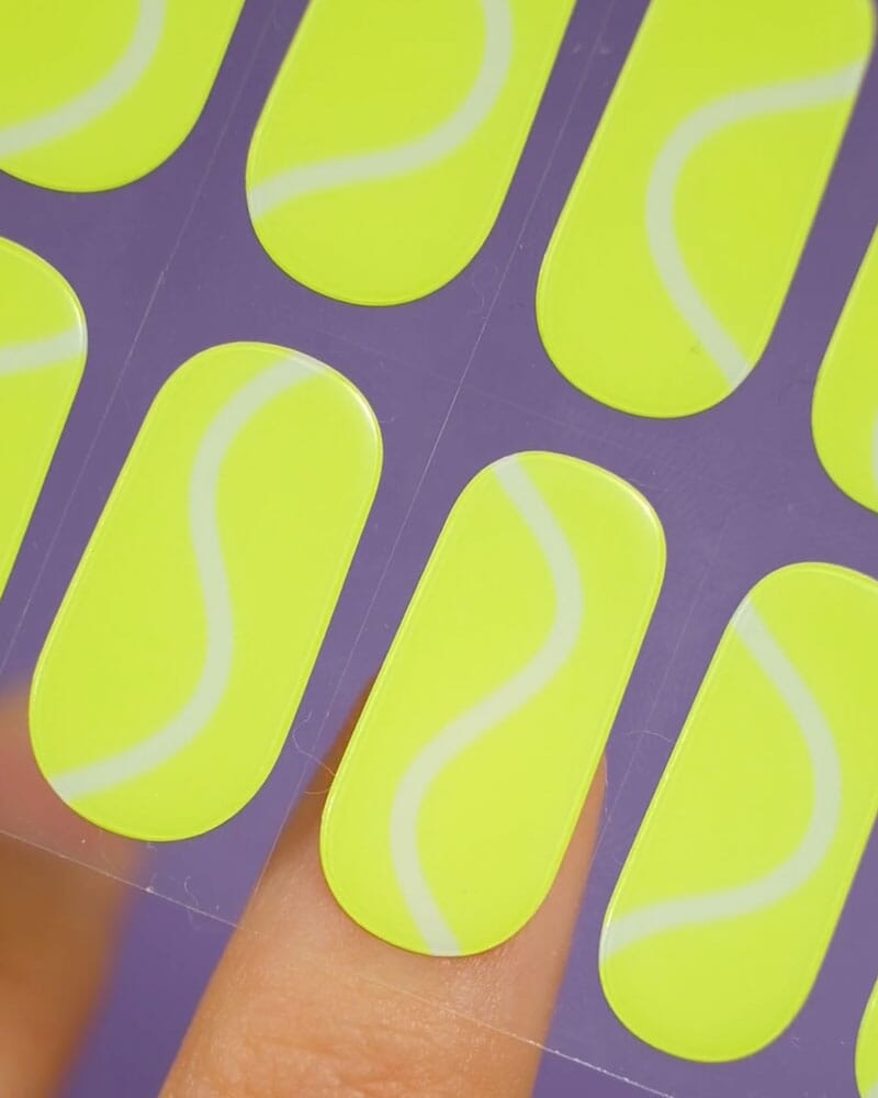 Gel Nail Strip ★ Pop Tennis Gel Nail Strips MoYou London