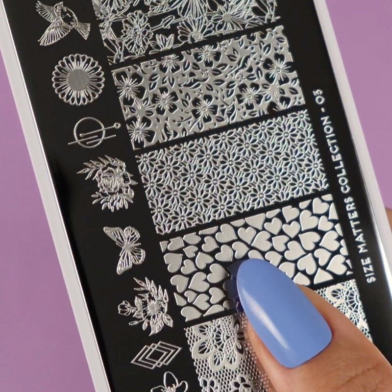 Size Matters 03 ✦ Nail Stamping Plate