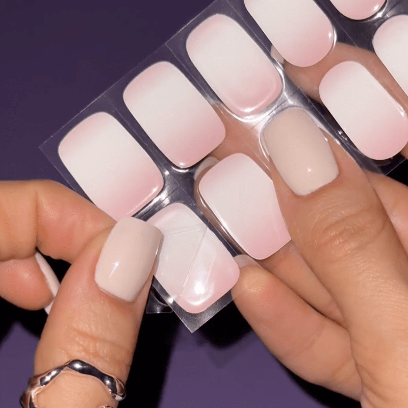 Gel Nail Strip ★ Pink Sunset Gel Nail Strips MoYou London