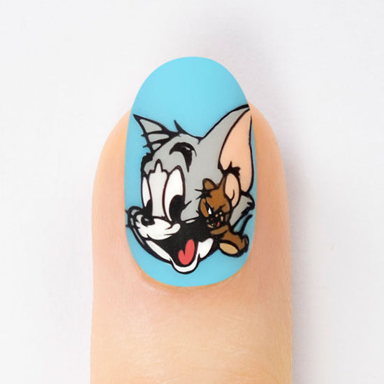 Tom & Jerry Nail Art Manicure