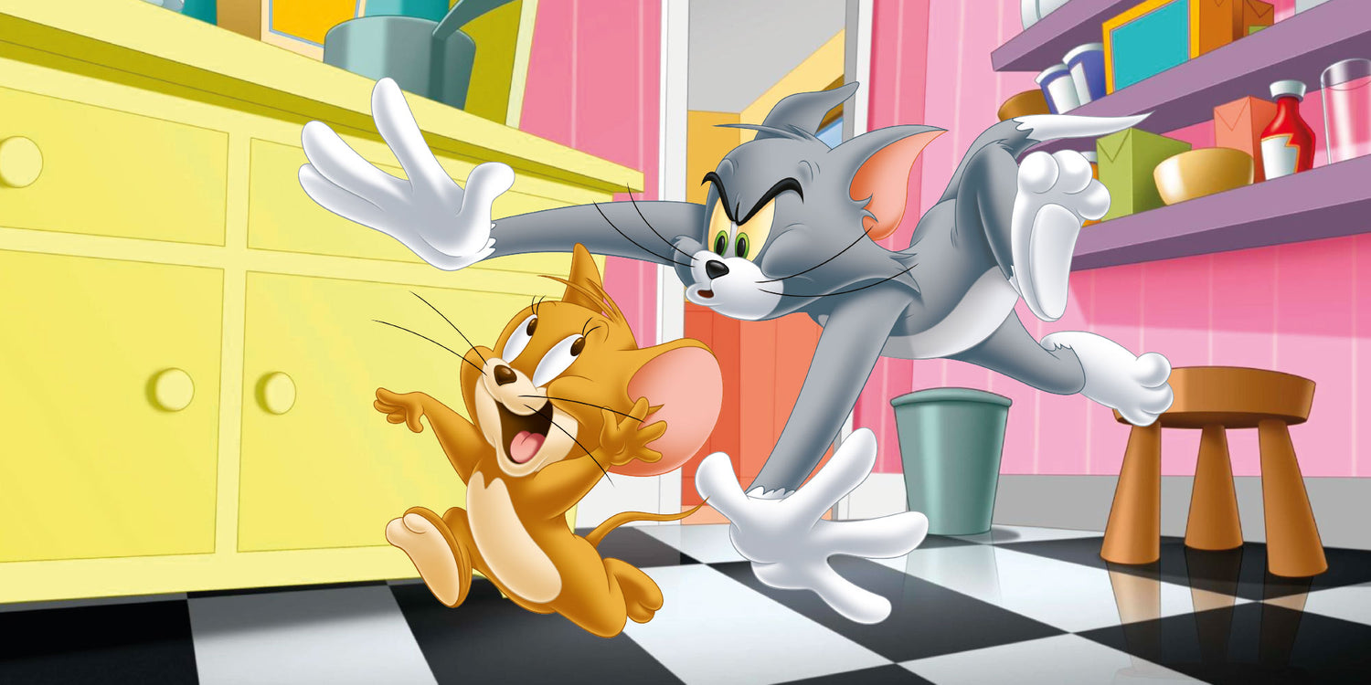 Tom & Jerry Classic Cartoon Nail Art Products Banner