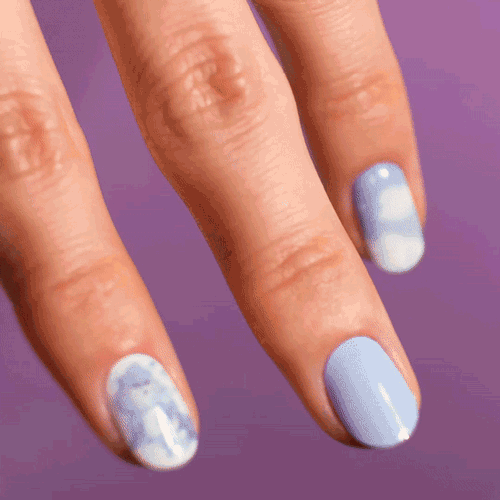 Gel Nail Strip ★ CARE BEARS ★ Grumpy Bear Gel Nail Wraps MoYou London
