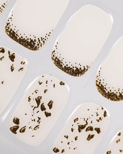Gel Nail Strip ★ No Pain No Champagne Gel Nail Wraps MoYou London
