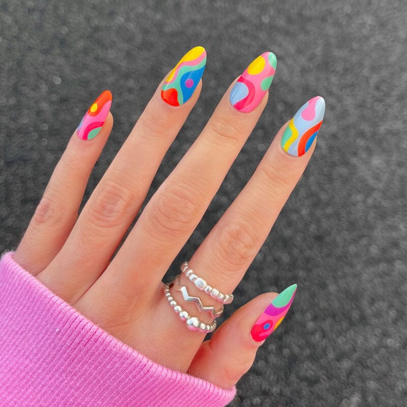 Gel Nail Strip ★ @peachinails 03 Gel Nail Wraps MoYou London