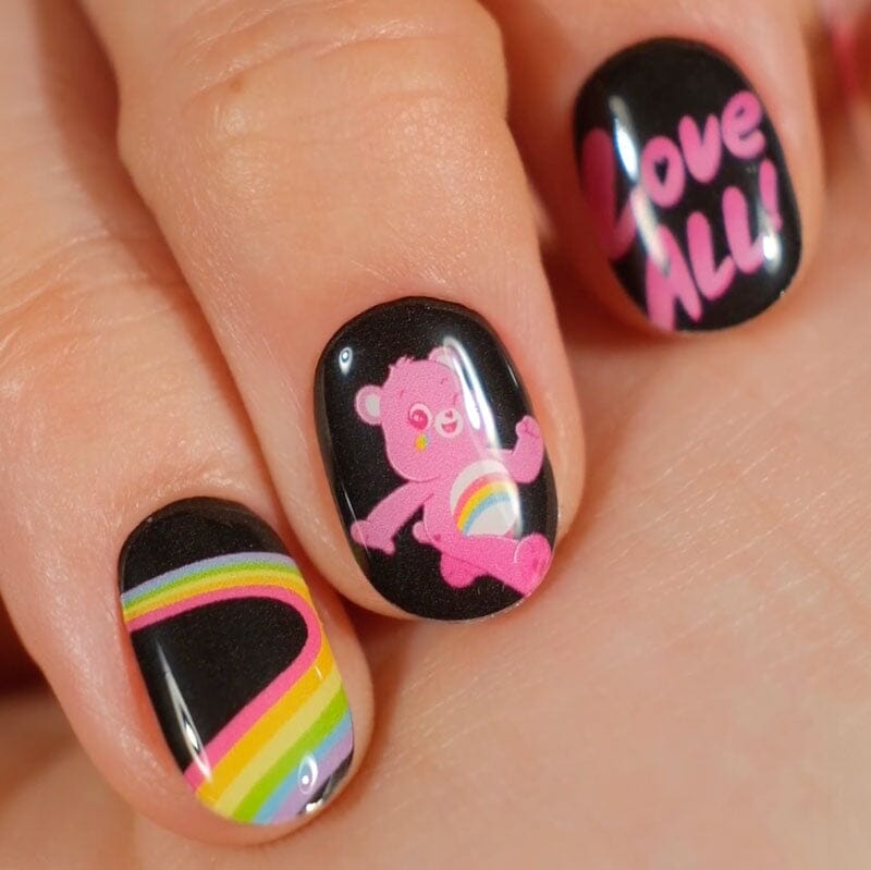 Gel Nail Strip ★ CARE BEARS ★ LOVE ALL Gel Nail Strips MoYou London