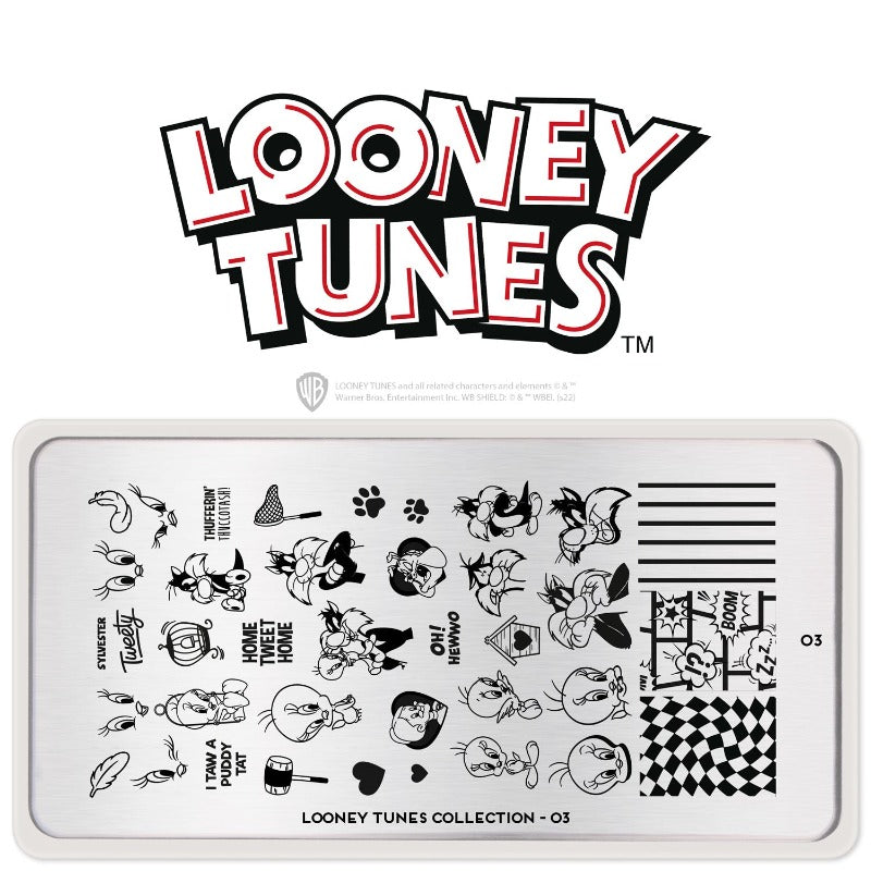 Looney Tunes 03 ✦ Nail Stamping Plate