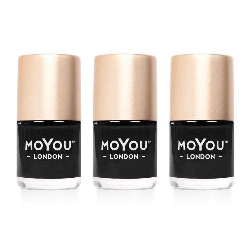 ALL BLACK BUNDLE Polish Bundles MoYou London