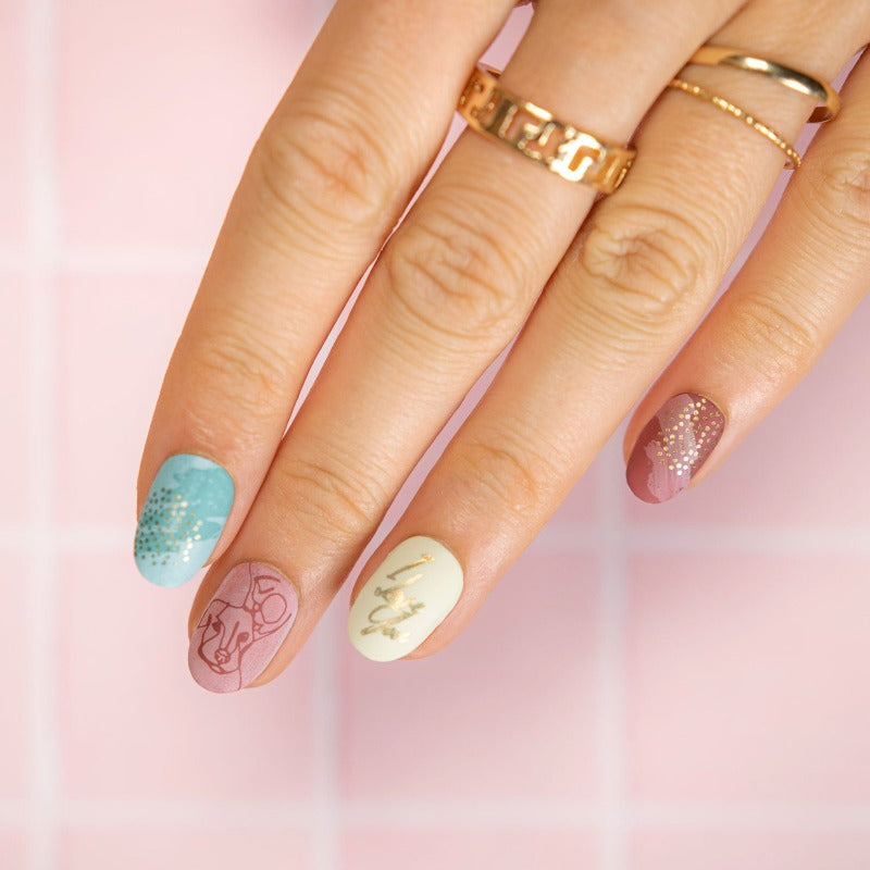 Best Friends 04 ✦ Nail Stamping Plate