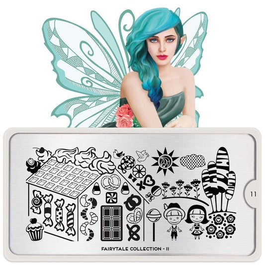 Fairytale 11-Stamping Nail Art Stencil-[stencil]-[manicure]-[image-plate]-MoYou London