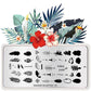 Paradise 09-Stamping Nail Plates-[stencil]-[manicure]-[image-plate]-MoYou London