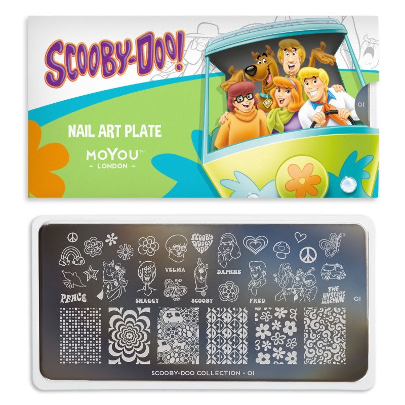 Scooby-Doo! 01 ✦ Nail Stamping Plate