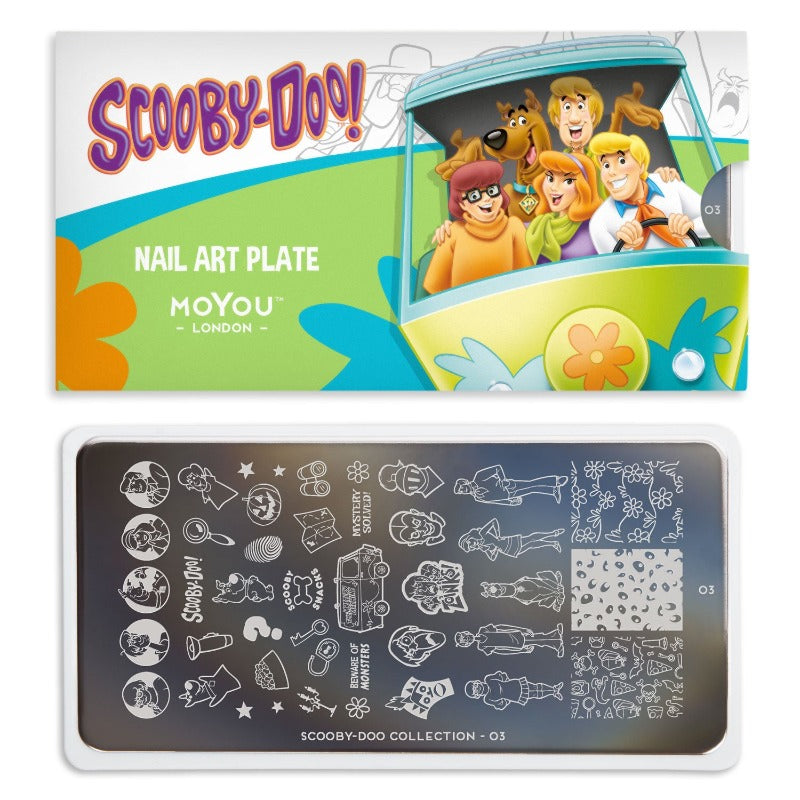 Scooby-Doo! 03 ✦ Nail Stamping Plate