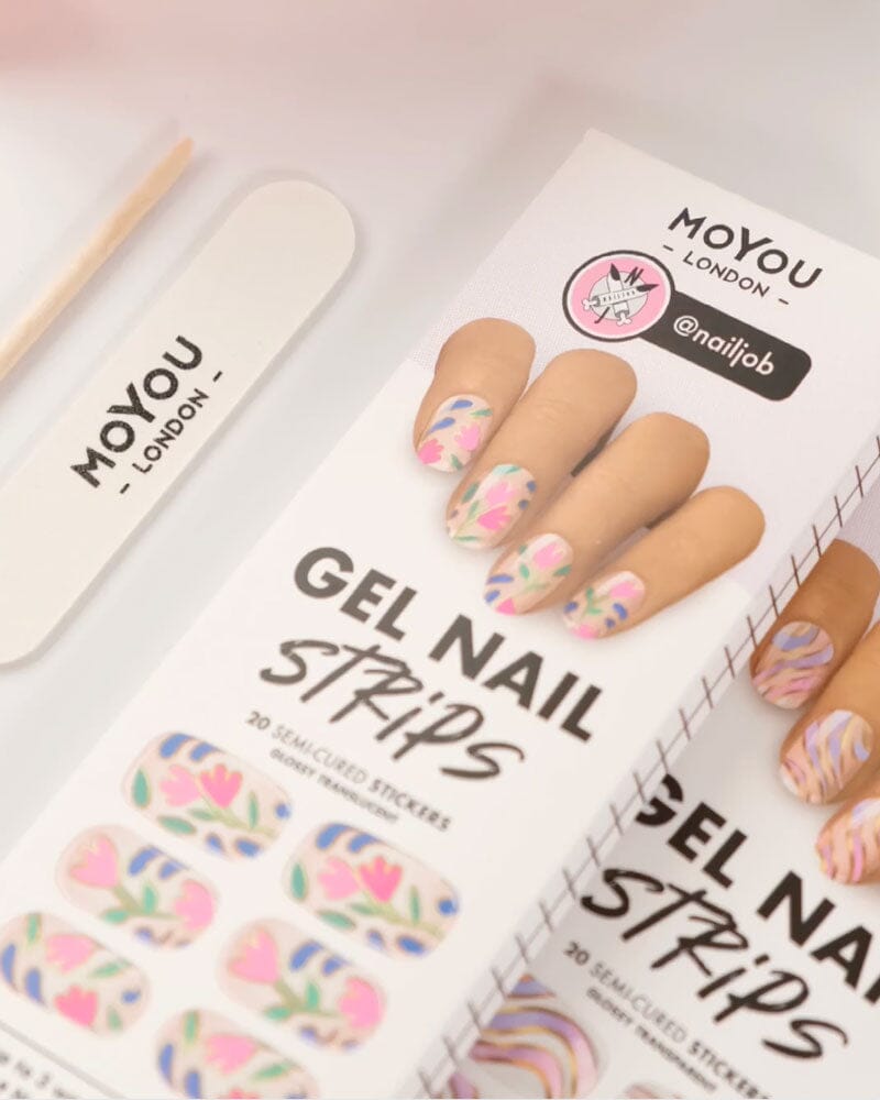 Gel Nail Strip ★ @nailjob 01 Gel Nail Wraps MoYou London 