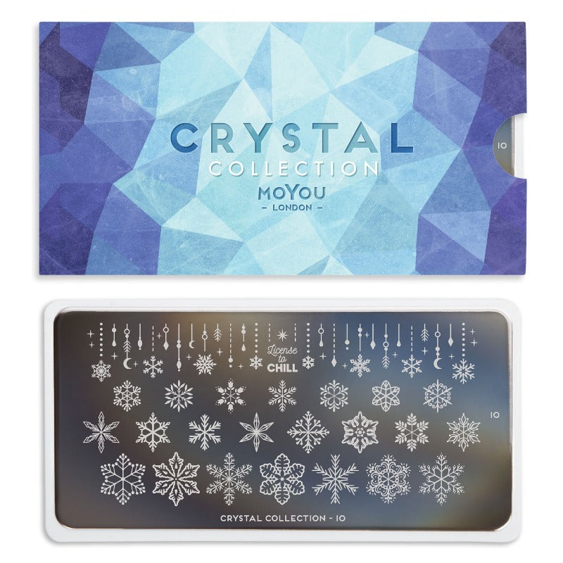Crystal 10 ✦ Nail Stamping Plate