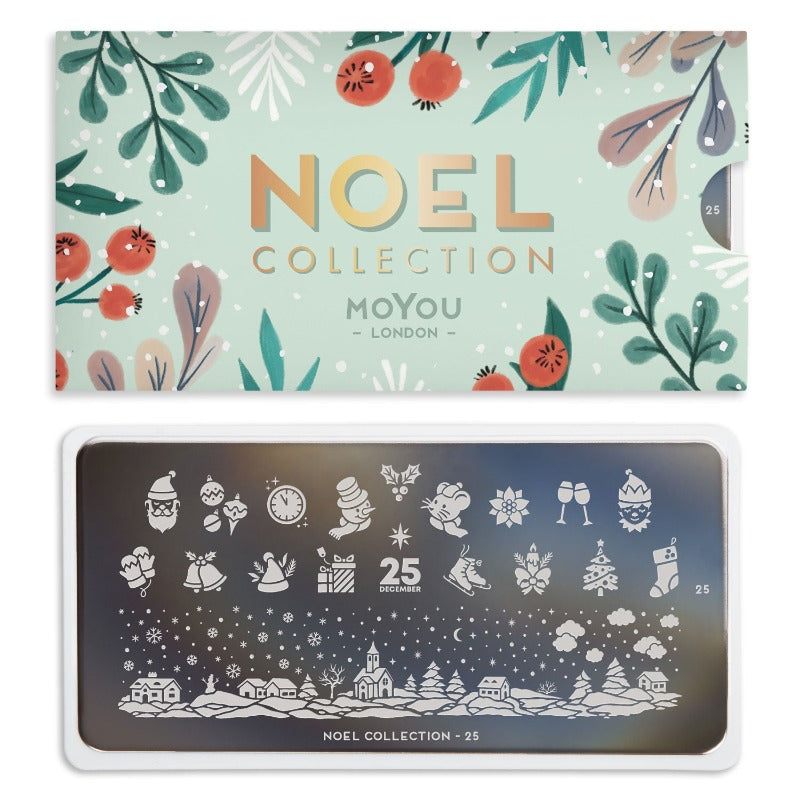 Noel 25 ✦ Nail Stamping Plate