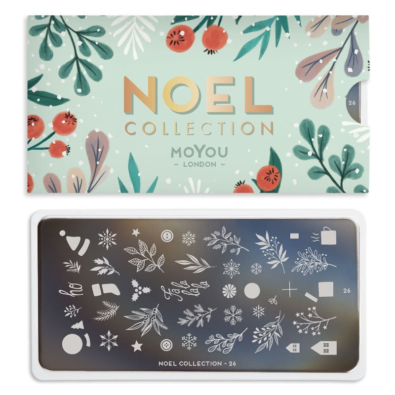 Noel 26 ✦ Nail Stamping Plate