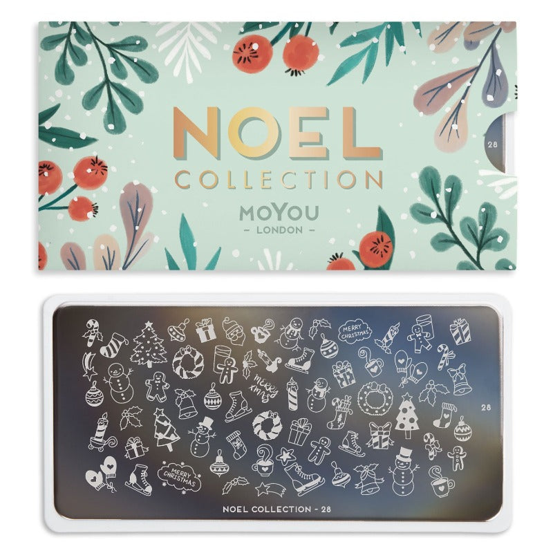 Noel 28 ✦ Nail Stamping Plate