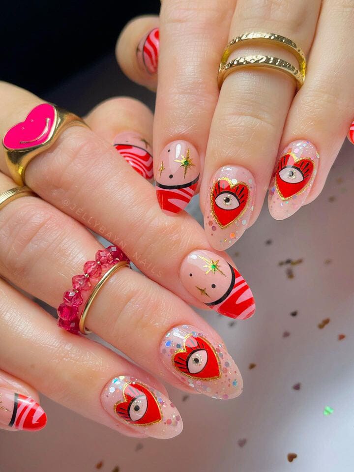 Gel Nail Strip ★ @jellybayn_nails 03 Gel Nail Wraps MoYou London 