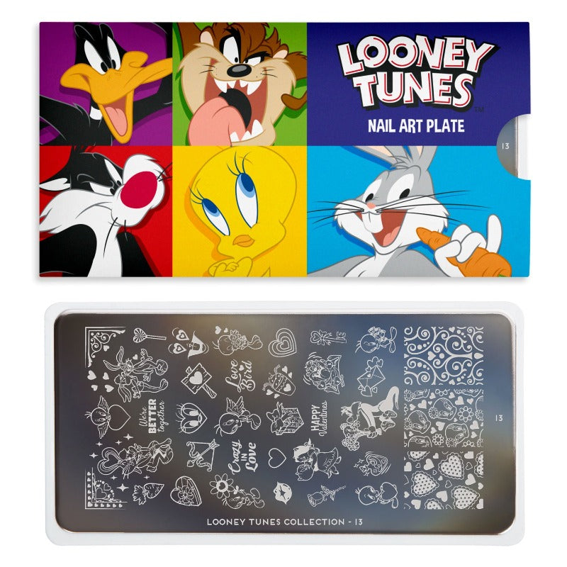 St. Valentines Looney Tunes Nail Stamping Plate | MoYou London